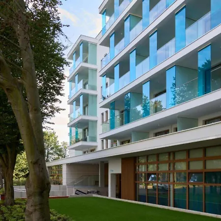 Apartament Whiteblue Kołobrzeg z dużym ogródkiem - 100 m od plaży! Whiteblue Kolberg Apartment mit großem Garten - 100 m vom Strand entfernt! Whiteblue Kołobrzeg Apartmán s velkou zahradou - 100 m od pláže!-2